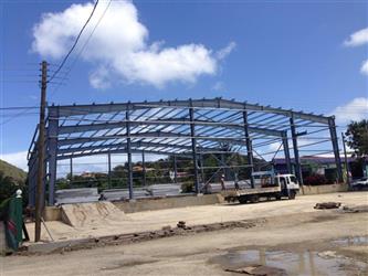 Steel structure workshop building prevent the storage, transport and erection