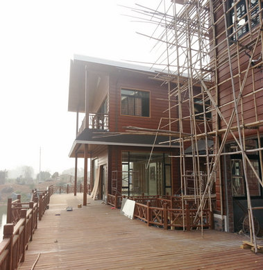 Steel structure villa in Guangya