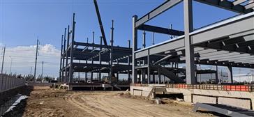 Thailand Four Storey Steel Structure Office Workshop Building