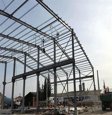 Steel Structure Warehouse in Albania