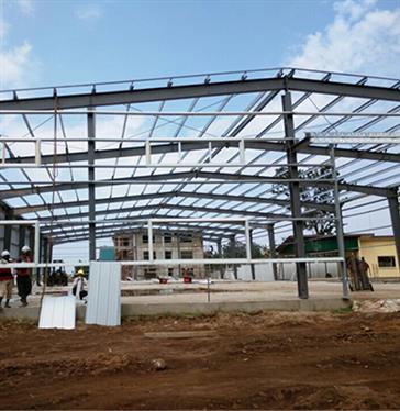 Steel Structure Warehouse in Saint Lucia