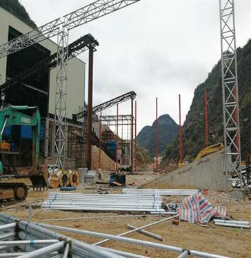 Steel structure mine workshop in Guangxi