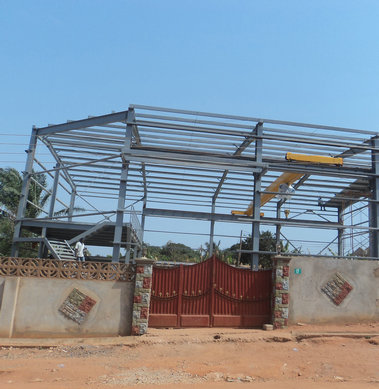 Steel Structure Workshop in Ghana
