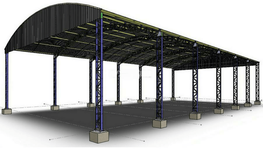 Prefabricated-Steel-Structure-Garage2