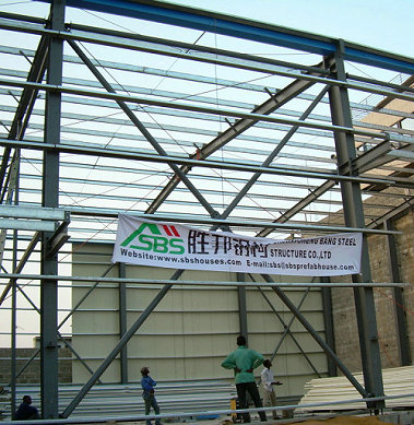 Steel structure warehouse in Benin