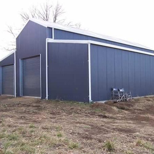 Prefabricated steel materials storage