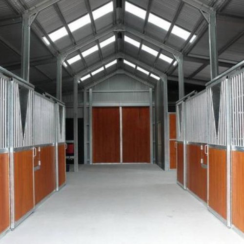 Prefabricated steel stables